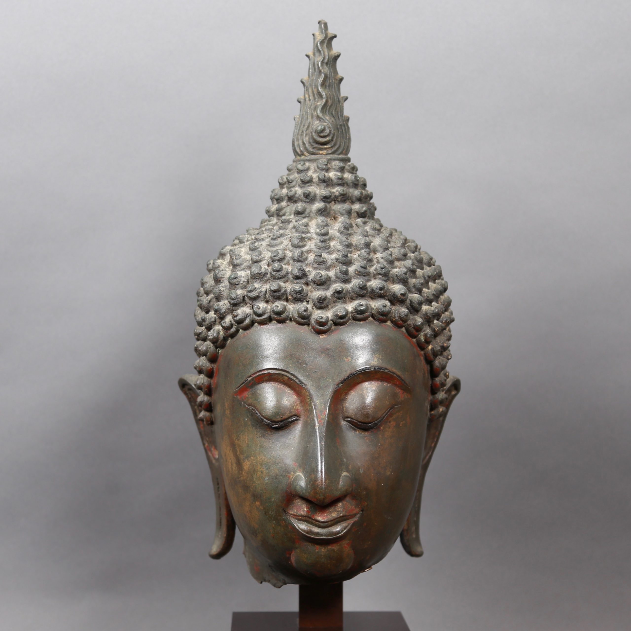 Sukhothai Buddha Head – Galerie d'Art asiatique Hioco