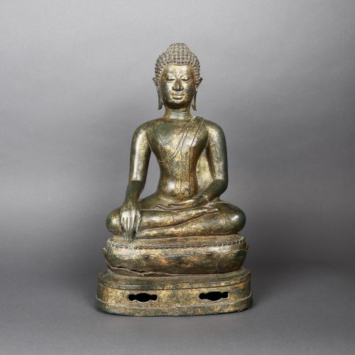 Seated Māravijaya Buddha - Image 2
