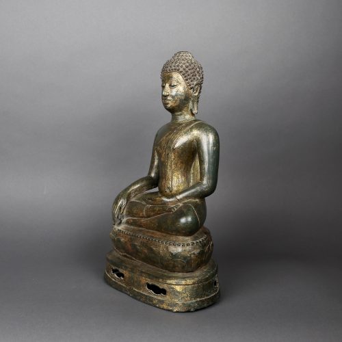 Seated Māravijaya Buddha - Image 7