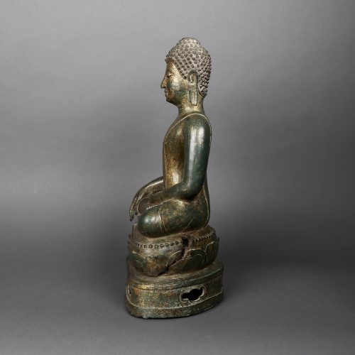 Seated Māravijaya Buddha - Image 5