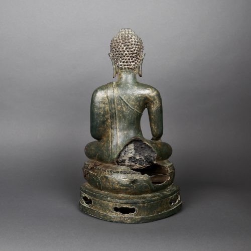 Seated Māravijaya Buddha - Image 8