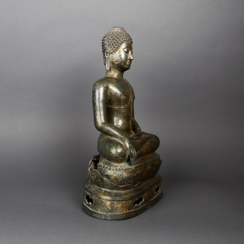 Seated Māravijaya Buddha - Image 3