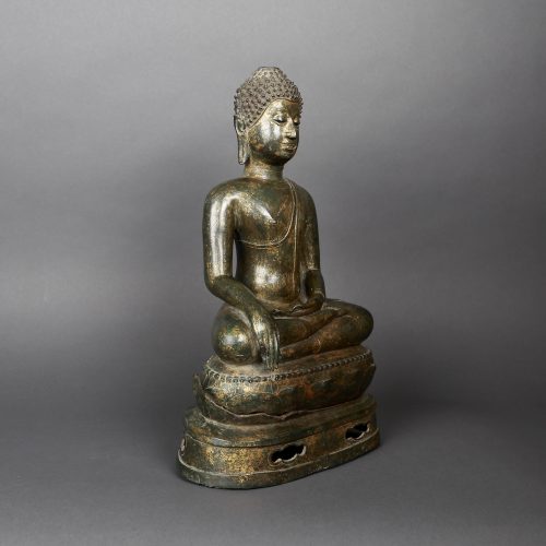 Seated Māravijaya Buddha - Image 4