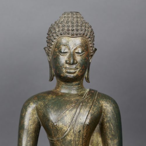 Seated Māravijaya Buddha - Image 9