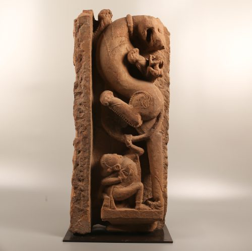 Vyāla à tête de lion