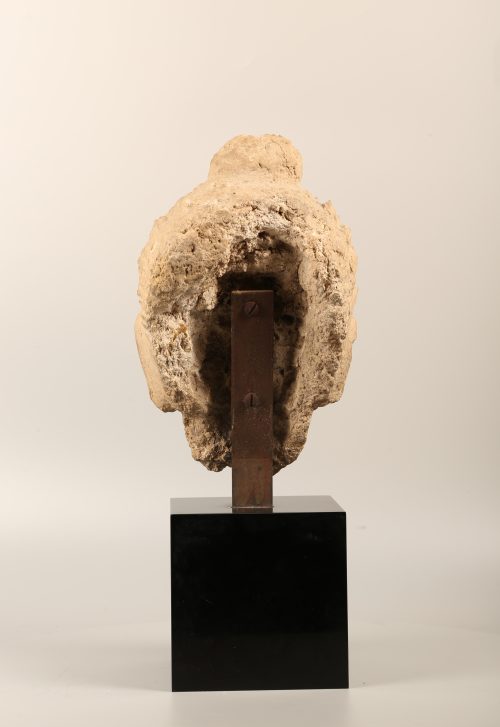Tête de Buddha en stuc – Image 4