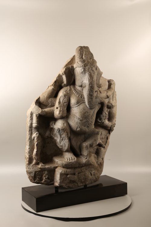 Gaṇeśa dansant sur une fleur de lotus – Image 2