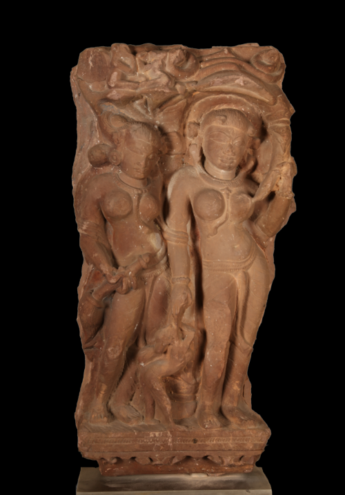 Groupe de divinités en tribhaṅga
