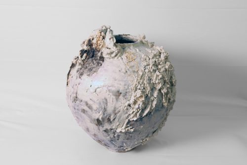 Akiko Hirai - Moon Jar XL "Snow in the ancient city"